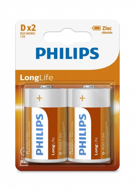 Philips batterij R20 1.5V
