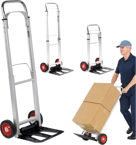 Opvouwbare aluminium transportwagen 90 kg