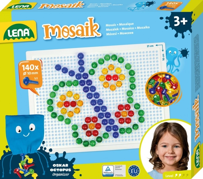 LENA knopjesmozaïek voor kinderen – Kristal