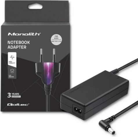 Netzadapter für Acer 90 W, 19 V, 4,74 A, Stecker 5,5 × 2,5 mm