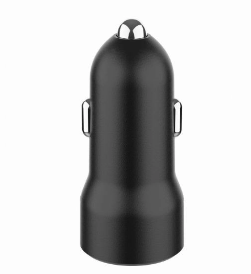 Black Car Charger USB-A/USB-C 20W PD