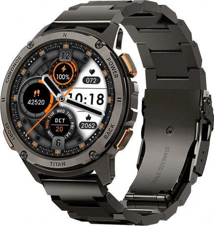 Slimme horloge MAXCOM Titan Chronos zwart