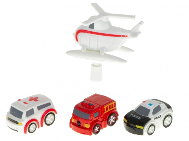 Circuit automobile multifonction avec hélicoptère