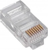 Universeller RJ45-Stecker Kat.5e, Draht/Leitung, 8P8C, 100 Stück