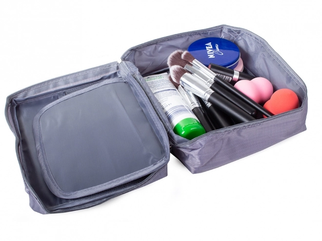 Reisorganizer voor cosmetica in grijze kleur