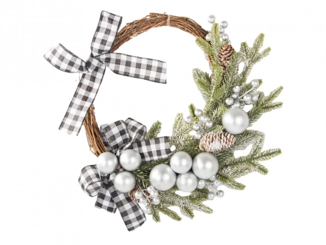 Weihnachtlicher dekorativer Kranz für Tür und Wand