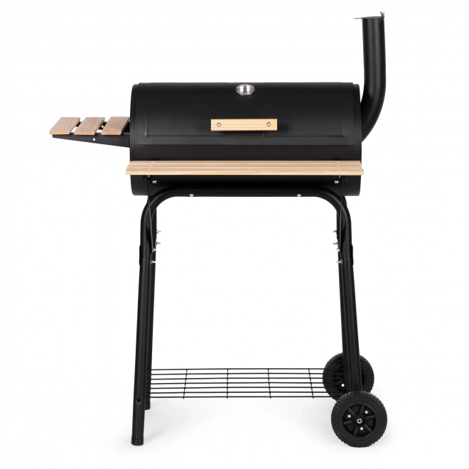 Grote tuinbarbecue met thermometer en schoorsteen