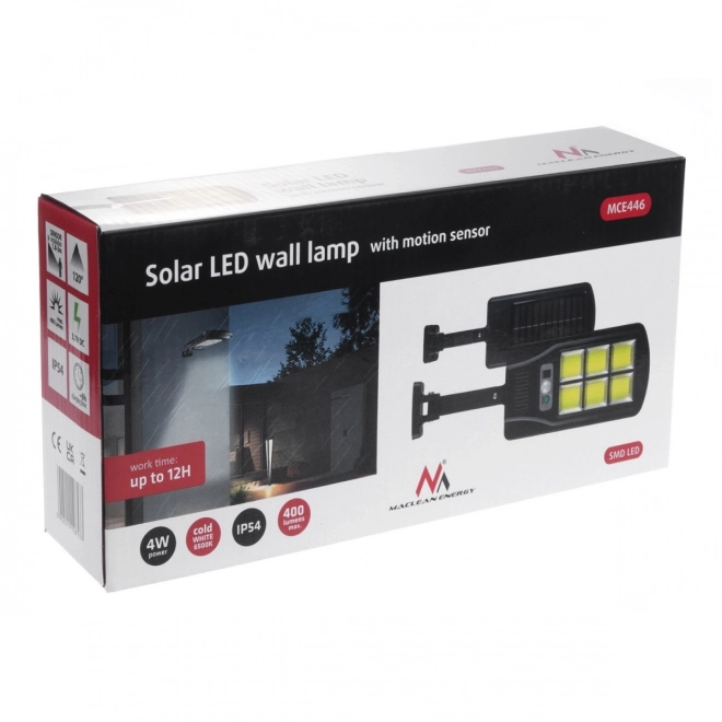 Solar straatlamp LED met sensor en afstandsbediening MCE446