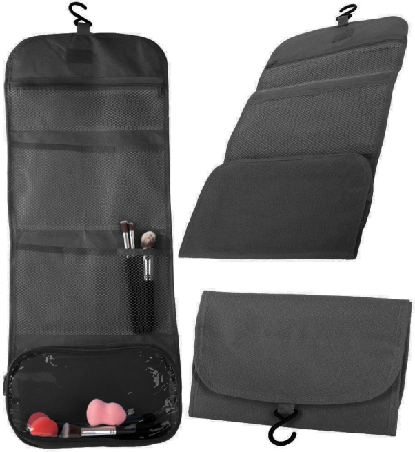 Folding Hanging Toilet Bag with Hook
