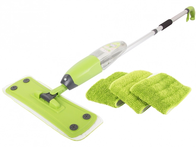 Roterende mop met sproeier en 3 extra pads