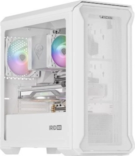 Genesis Irid 503 ARGB Lite – kompakter Micro‑Tower mATX mit gehärtetem Glas