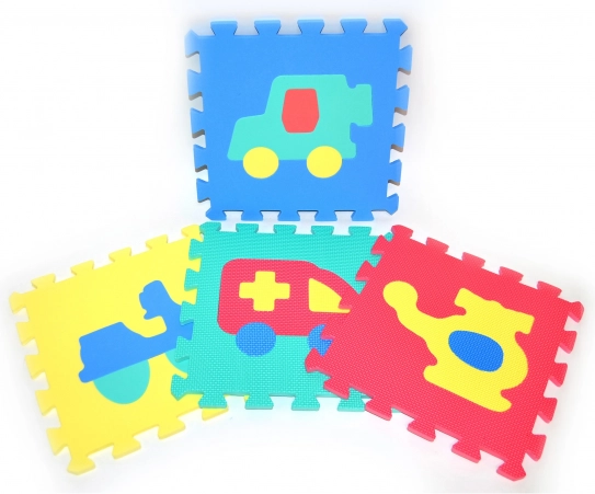 Zachte puzzelblokken Vervoersmiddelen