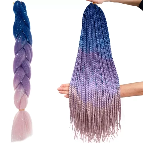 Synthetisch haar ombre vlechten Soulima 23577