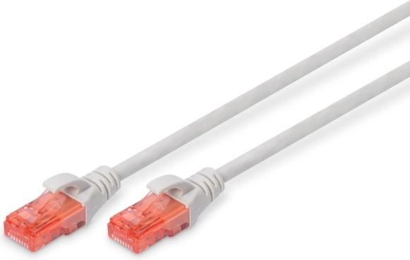 Cordon de raccordement U/UTP cat.6 PVC 2 m gris