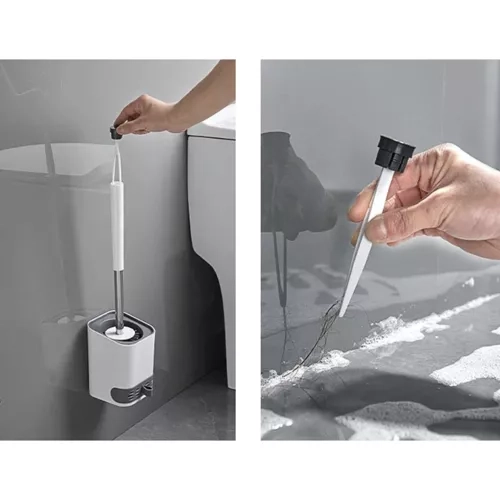 Ruhhy siliconen toiletborstel voor badkamer 23808