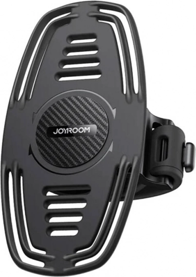 joyroom siliconen telefoonhouder voor de fiets zs382 (zwart)