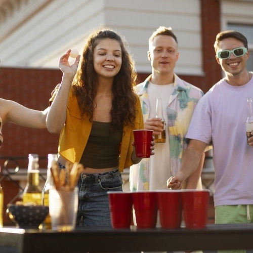 Ikonisches Rot für jede Party