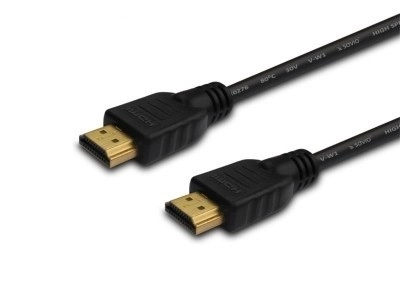 Câble HDMI (M) 20 m, noir, connecteurs dorés, haut-débit v1.4, ethernet/3D, CL-75