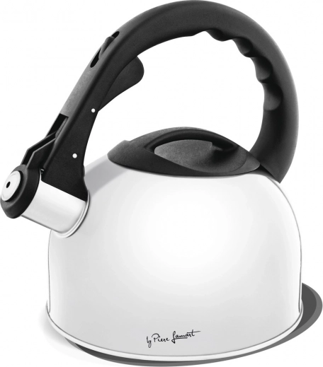 Teekessel 2 l weiß mit Pfeife LAMART
