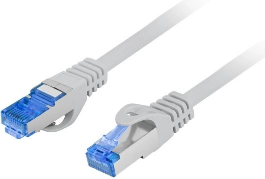 Patch cable Cat 6A S/FTP, LSZH, 0.25 m, gray