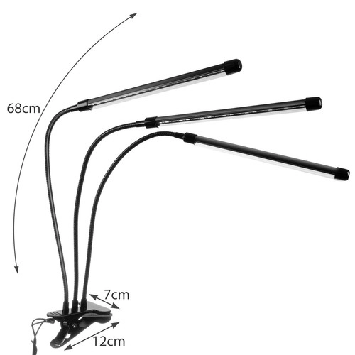 Lamp 20 LED 3 stuks voor plantengroei Gardlov 19242