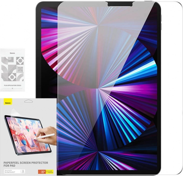 Baseus Paperfeel folie voor scherm voor iPad Pro 12,9″ (2018–2022) – transparant