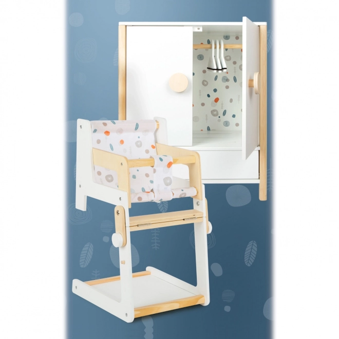 Small Foot Multifunctioneel Stoeltje voor Poppen Little Button