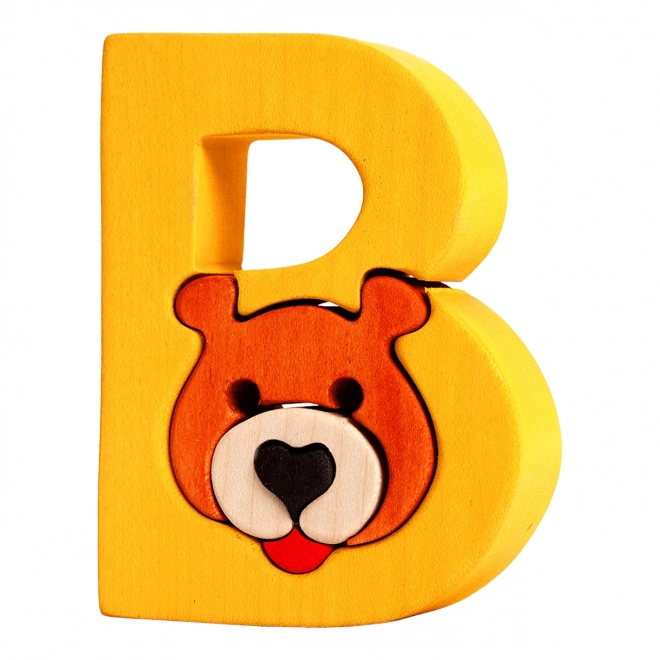 Fauna Alfabet Letter B Beer