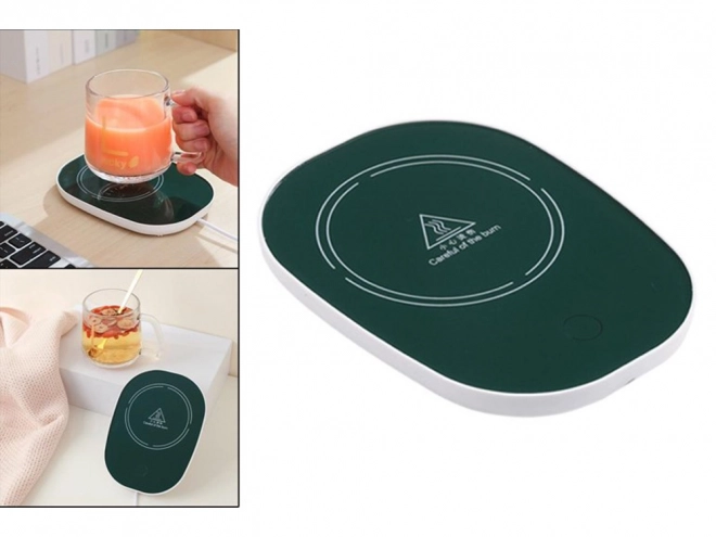 Elektrische kopjesverwarmer voor koffie en thee 16W, LED waterdicht paneel