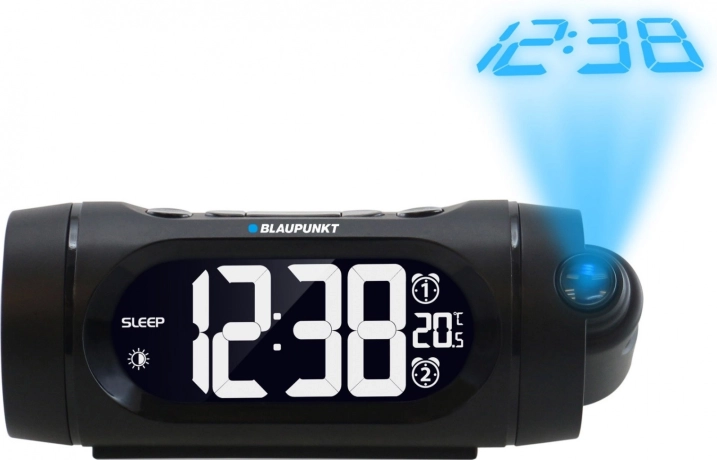 Wekradio met projector en USB-opladen