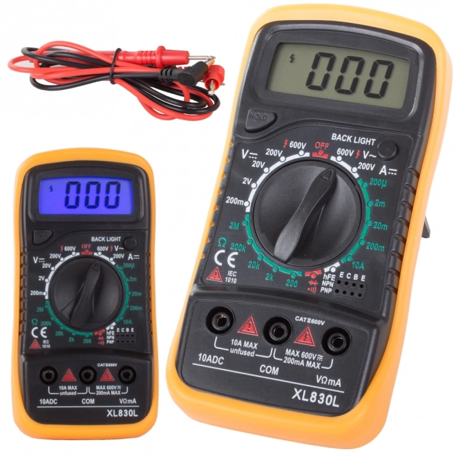 Digitale multimeter voor het meten van spanning en stroom