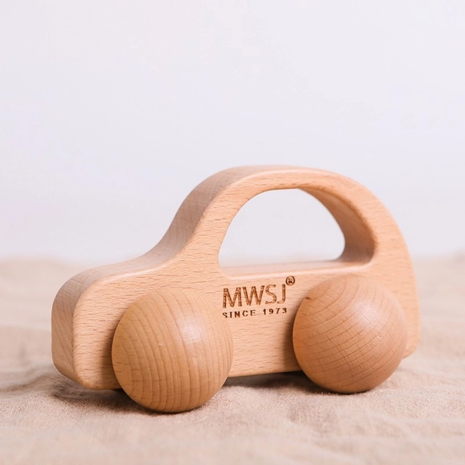 Houten speelgoedautootje sedan