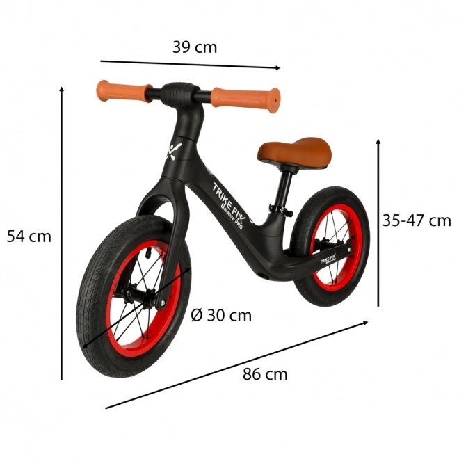 Kinder loopfiets Trike Fix Balance PRO zwart