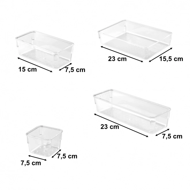 Acryl Schreibtisch-Organizer Set 25-teilig