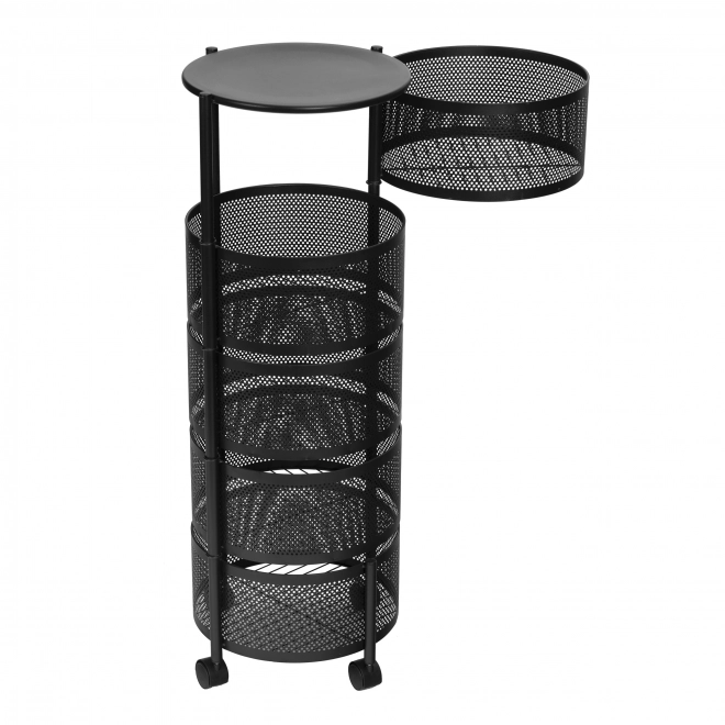 Keuken plank organizer met draaibare planken, 5 niveaus, metaal, ModernHome