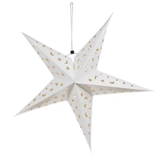 Leuchtender Papierstern LED 50 cm