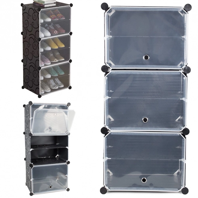 Modular Shoe Rack with 6 Shelves