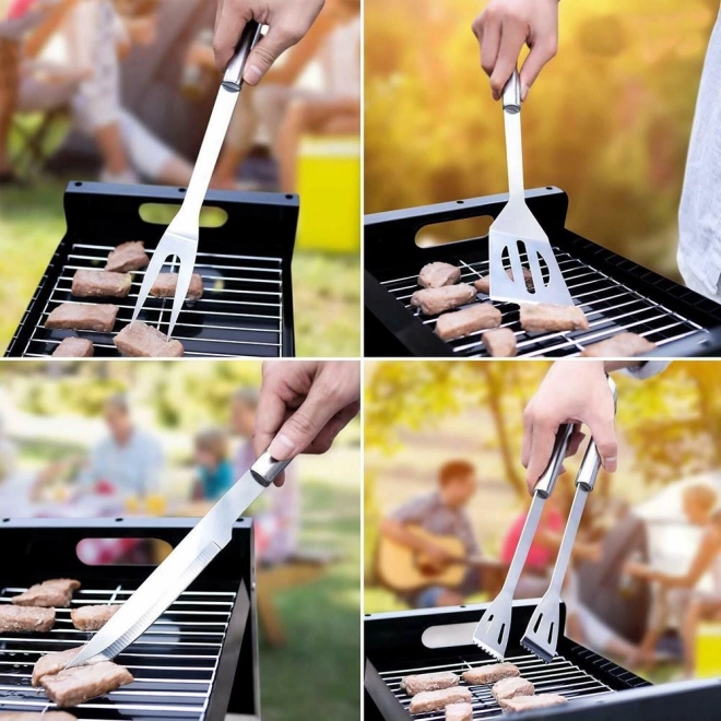 Set van 9-in-1 grillgereedschappen met hoes