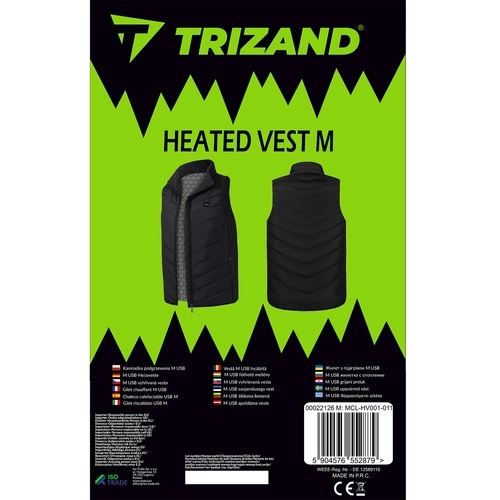 M USB verwarmde bodywarmer Trizand 22126