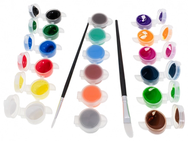 Plastic schilderset in koffer 123 stuks