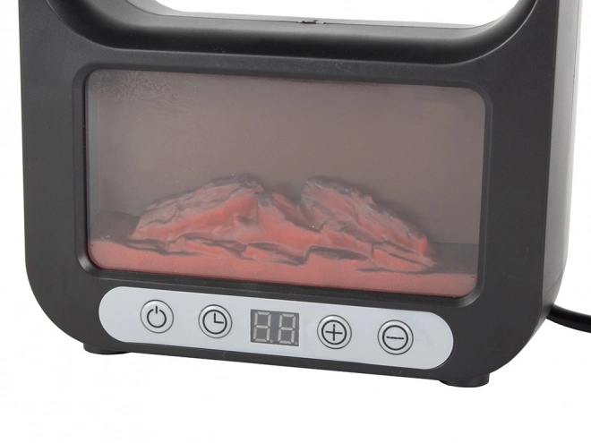Electric Heater with Thermostat and Fireplace Display