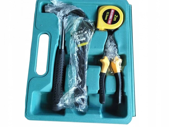 Tool Set with Screwdrivers and Hammer in Carry Case