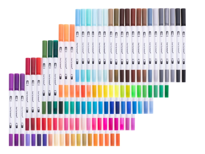 100 vibrant colors in one set