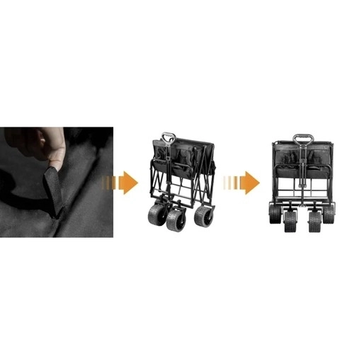 Foldable Transport Cart for Garden and Beach