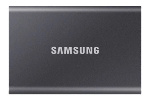 Draagbare SSD Samsung T7 2TB USB 3.2 Gen 2 grijs