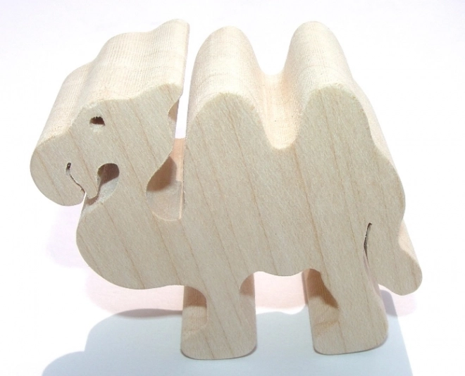 Fauna houten diertje kameel