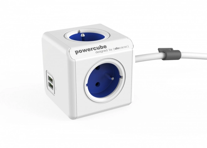 PowerCube Verlengd USB-stekkerdoos 1,5 m 2402BL/FREUPC Blauw