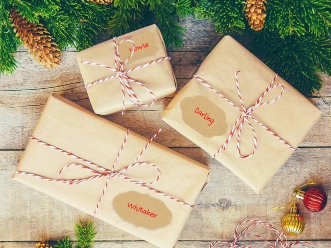 Zelfklevende etiketten voor kruidenpotten en cadeaus