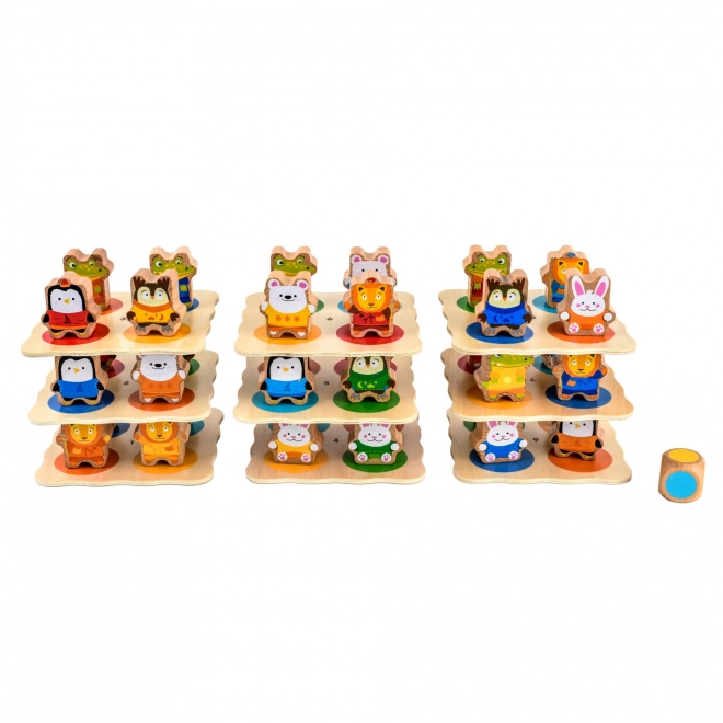 Lucy & Leo Dierentoren – houten speelset