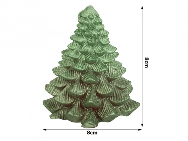 Kerstkaars in de vorm van een boom
